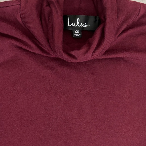 Lulus "Sway, Girl, Sway!" Mini Dress - Wine Red Size XS - Picture 9 of 10